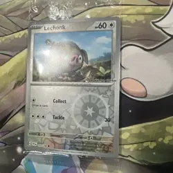 2023 Pokemon SV1 EN Lechonk 155/198 PROMO Card Pokemon Center Stamped-SEALED - Image 3