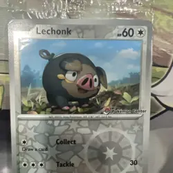 2023 Pokemon SV1 EN Lechonk 155/198 PROMO Card Pokemon Center Stamped-SEALED - Image 4