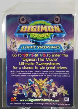 Digimon : The Movie - Rare Promo DIGI-BATTLE Card Factory Sealed Pack - Image 1