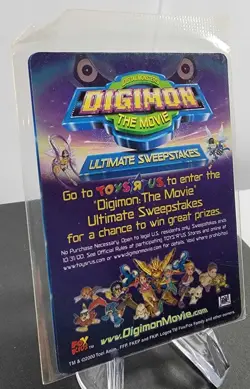 Digimon : The Movie - Rare Promo DIGI-BATTLE Card Factory Sealed Pack - Image 3