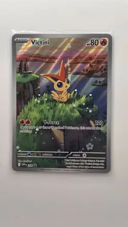 Pokemon TCG Victini 208 Sv: Scarlet & Violet Promo Cards Holo - Image 1