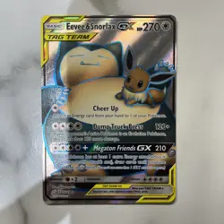 Pokemon Eevee & Snorlax GX Tag Team TCG Card 171/181 PACK FRESH - Image 1
