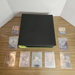 My Hero Academia Tcg Card Lot With Vault X Binder And 50 Double Sided Card Pages - Image 1
