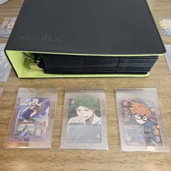 My Hero Academia Tcg Card Lot With Vault X Binder And 50 Double Sided Card Pages - Image 3