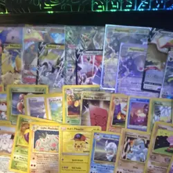 Pokemon TCG Mixed Card Lot Pikachu Mewtwo Jolteon Machoke Golduck Regular & Holo - Image 3
