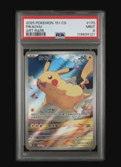 Pokemon TCG 2025 170/151 Pikachu Card Chinese Exclusive - Image 1