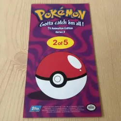 Pokemon Topps TV Animation Edition Series 2 Jumbo Holo Cards Complete Set Of 5 - Image 5