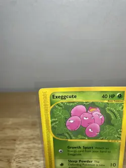 Pokemon Exeggcute 76/147 Aquapolis Common E Reader Series 2002 Pokemon Card LP - Image 2