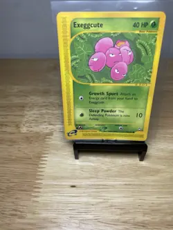 Pokemon Exeggcute 76/147 Aquapolis Common E Reader Series 2002 Pokemon Card LP - Image 3