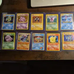 Vintage All Holographic Pokemon Cards - Image 1