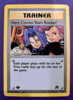 6x Vintage Pokemon Card Lot - WOTC Team Rocket Gym Challenge - MP/HP Condition - Image 3