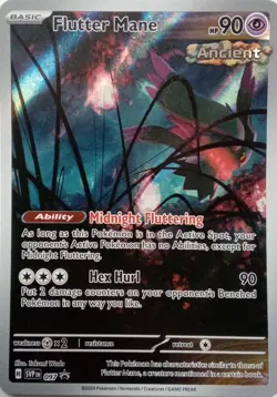097 FLUTTER MANE BLACK STAR PROMO SVP POKEMON CARD - Image 1