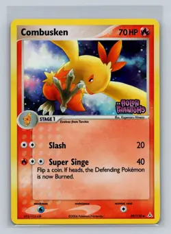 Combusken 39/110 EX Holon Phantoms Stamped Holo Pokemon Card LP/NM - Image 1