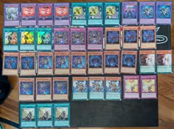 Yugioh Shaddoll Deck Core Lot - 40 Cards - Winda, Construct, El Shaddoll Fusion - Image 1