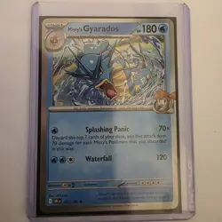 Pokemon TCG Misty's Gyarados Card 49/182 Holo Destined Rivals - Image 1