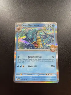 Misty's Gyarados 049/182 Sv10: Destined Rivals Holo Card Mint Condition - Image 1