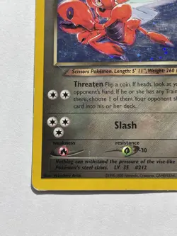 Dark Scizor Holo Neo Destiny 009/105 HP Rare Pokemon Card 2000 - Image 5
