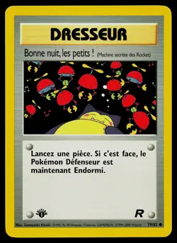 Pokemon Card - Sleep! Team Rocket French 79/82 1st Edition - Image 1