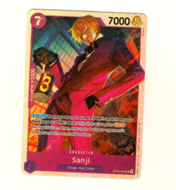 Sanji OP09-065 Premium Booster Reprint Foil Super Rare One Piece Trading Card - Image 1