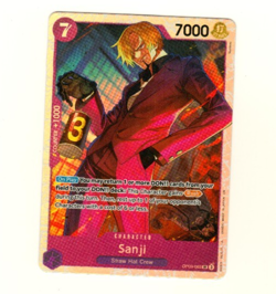 Sanji OP09-065 Premium Booster Reprint Foil Super Rare One Piece Trading Card - Image 3