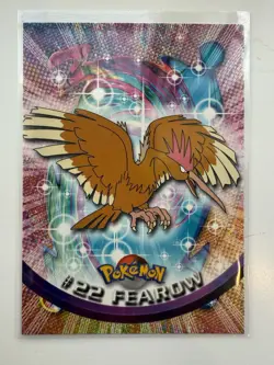 FEAROW #22 - BLUE Logo - NON-HOLO - SERIES 1 - TOPPS Pokemon Card - NM - Image 1