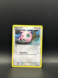2006 Pokemon Jigglypuff 53/100 EX Crystal Guardians Reverse Holo Rare Card - Image 1