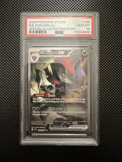 Pokemon TCG N's Zoroark EX 185/159 PSA 10 English Journey Together Card - Image 1