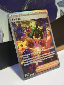 Pokemon Kieran Trainer Card 218/167 TWM TCG, Near Mint Condition - Image 5