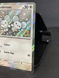 Pokemon TCG Tandemaus 209/091 SV Paldean Fates Shiny Rare Card - Image 4
