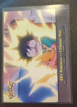 Pokemon - I Choose You! EP1 Non-Holo Blue Label Topps Series 2 Pokemon Card - Image 1