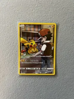 Pokemon Pikachu NM Holo Pokemon TCG Card Cosmic Eclipse 241/236 - Image 1
