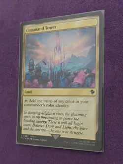MTG Command Tower (0382) - Surge Foil Commander: FIC - Image 2