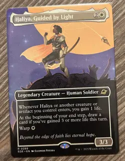 Haliya, Guided by Light (Borderless) Edge of Eternities Regular MTG MAGIC - Image 1
