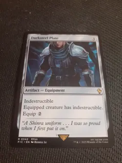 Darksteel Plate MTG [FINAL FANTASY Commander] Near Mint - Image 1