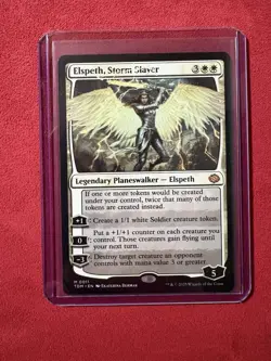 Elspeth, Storm Slayer - Tarkir: Dragonstorm TDM MTG Magic the Gathering NM #11 - Image 1