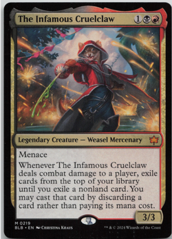 The Infamous Cruelclaw (219) Bloomburrow NM - MTG - Image 1