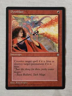 NM Pyroblast Ice Age Mtg Magic the Gathering - Image 1
