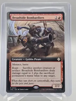 Broadside Bombardiers 0054 Extended Art Rare Lost Caverns of Ixalan MTG LCC NM - Image 1