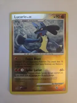 Lucario 61/146 Legends Awakened Reverse Holo Light Play LP Pokemon DNA GAMES - Image 1