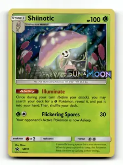 SM Promos #SM10 Shiinotic Promo,Holo Pokemon - Image 1