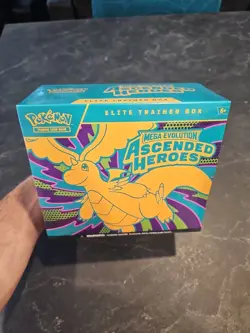 Pokemon TCG Mega Evolution Ascended Heroes ETB Elite Trainer Box Factory Sealed - Image 1