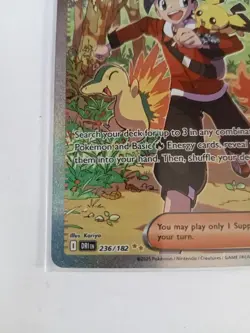 Pokemon TCG Ethan's Adventure Special Illustration Rare Full Art Holo 236/182 - Image 2