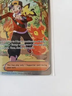 Pokemon TCG Ethan's Adventure Special Illustration Rare Full Art Holo 236/182 - Image 3