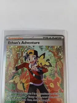Pokemon TCG Ethan's Adventure Special Illustration Rare Full Art Holo 236/182 - Image 4