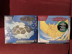 Pokemon TCG Scarlet Violet UPC ETB Lot Terapagos Stellar Crown Paradox Rift - Image 5