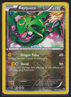 Rayquaza - Pokemon Legendary Treasures #93 Holo Rare Reverse Holofoil - NM - Image 1