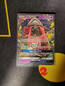 Tapu Lele GX 60/145 Celebrations Classic Collection Holo Pokemon Card NM - Image 1