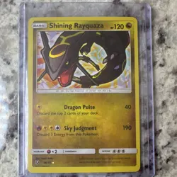 Pokemon Shining Rayquaza Shiny Holo Rare #56/73 Shining Legends 2017 - Image 1