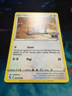 Pidove Common Pokemon GO 061/078 LP - Image 2