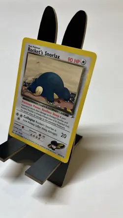 Pokemon Rocket's Snorlax Rare Unlimited Gym Heroes 33/132 NM - Image 4